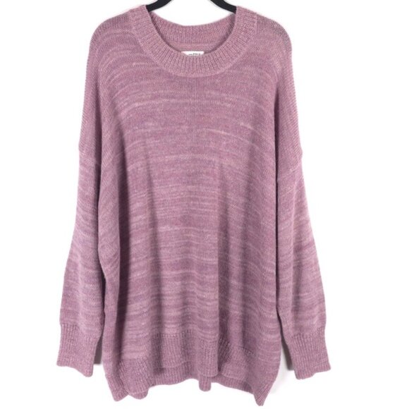 ISABEL MARANT‎ Gatliny ALPACA WOOL LINEN Knit Sweater Pink Mauve Size 38 S/M - Picture 3 of 16